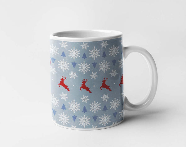 Christmas Coffee Mug - Red Nose Reindeer